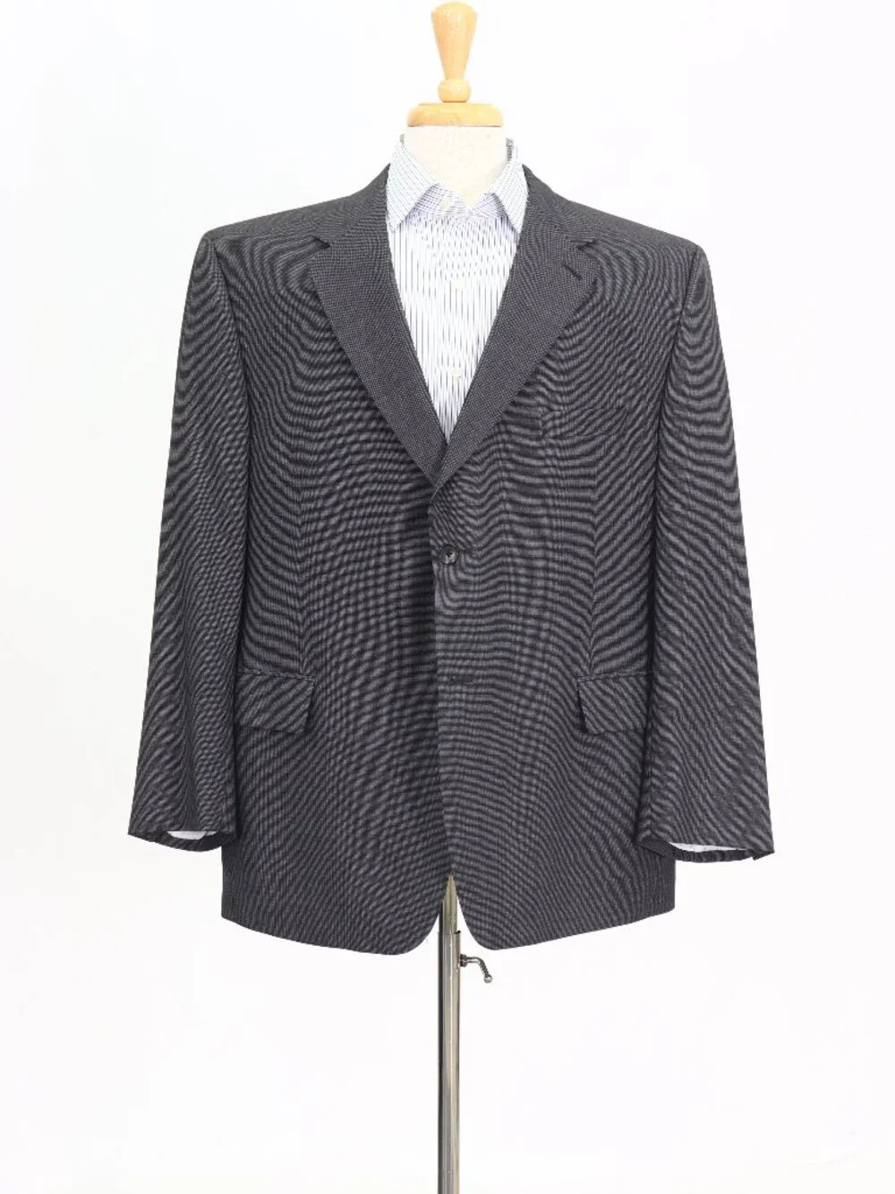 S. Cohen 48S Gray Blazer Sport Coat Jacket 2-Button Houndstooth W864